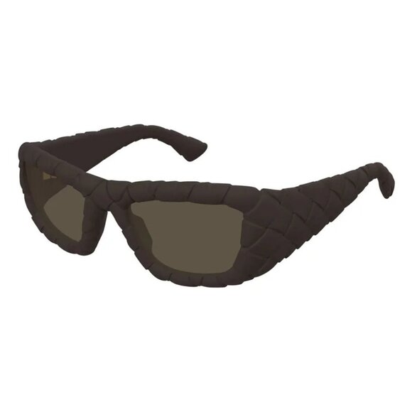 NEW BOTTEGA VENETA BV1303S 007 WOMEN BROWN SUNGLASSES main image 2